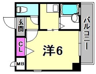 ナッツダムスタジオーネ塚口の物件間取画像